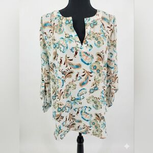 Cato Multicolor Paisley Women's Blouse
